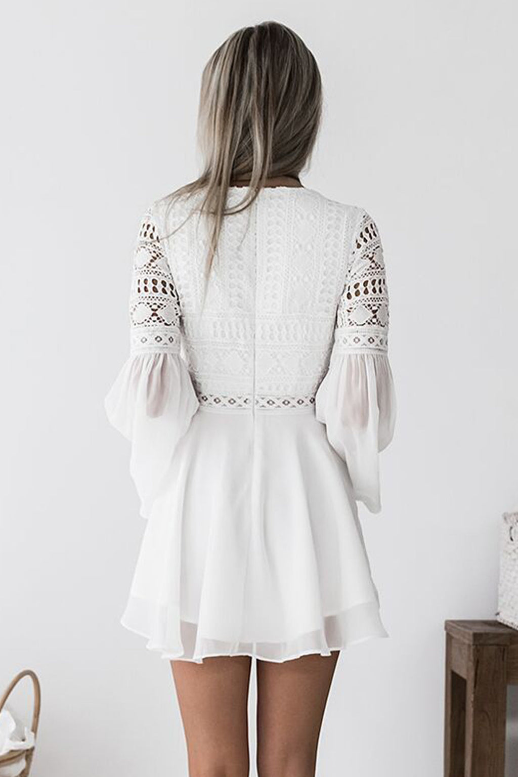 *Alyse Dress | White