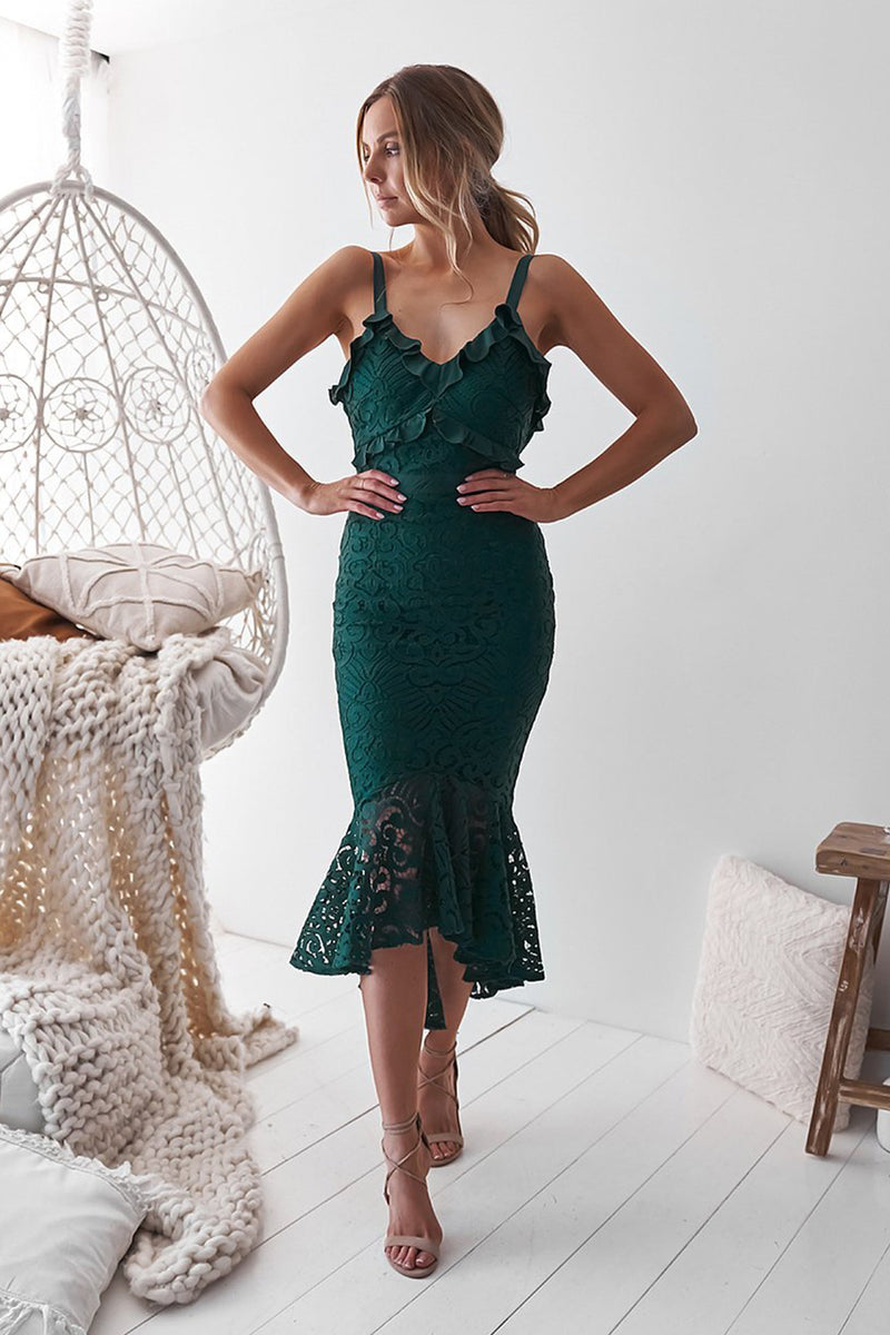 Leanne Dress | Emerald Green