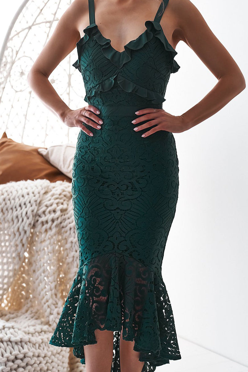 Leanne Dress | Emerald Green
