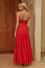 Ayla Maxi Skirt | Red