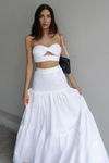 Ayla Maxi Skirt (White)