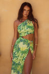 Caliana Maxi Dress |Palm Print
