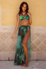 Camille Skirt | Cabana Green