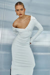 Casa Midi Dress (White)
