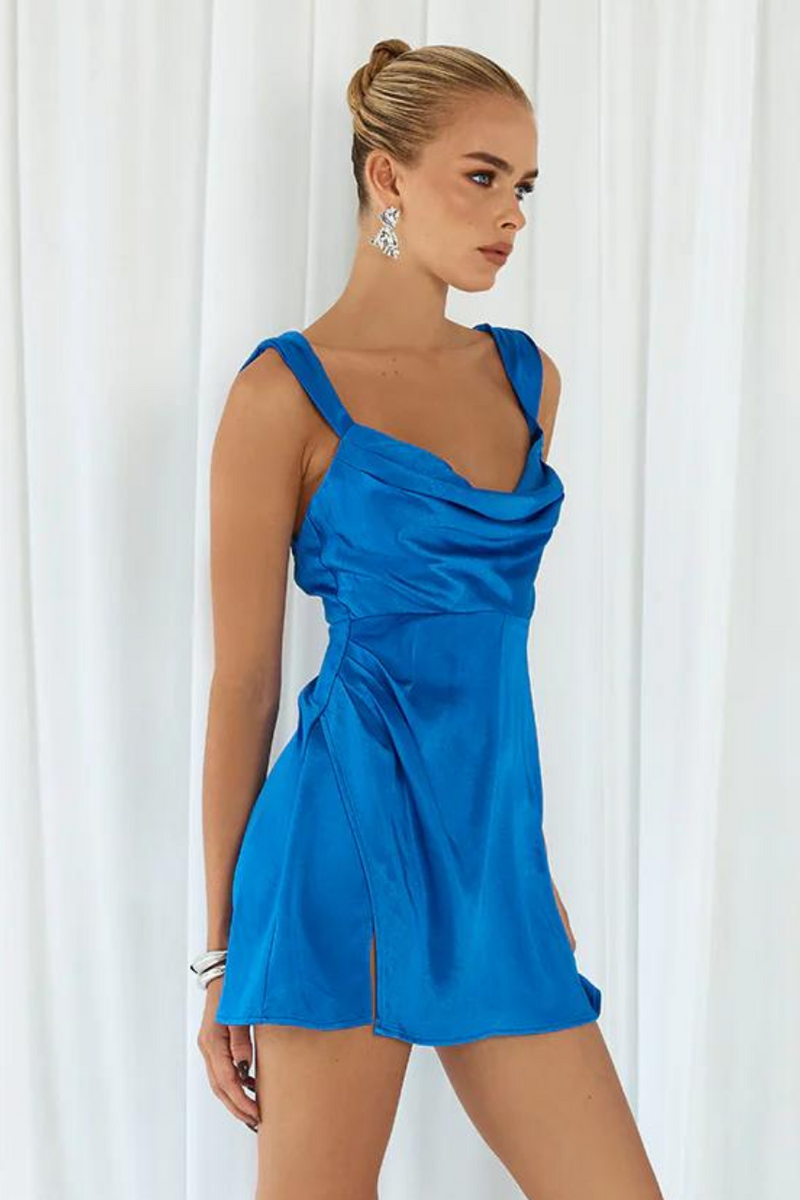 Havanna Mini Dress (Royal)