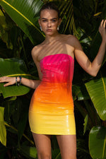 Malibu Strapless Dress | Sunrise
