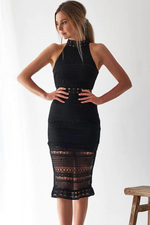 Rivers Midi Dress | Black