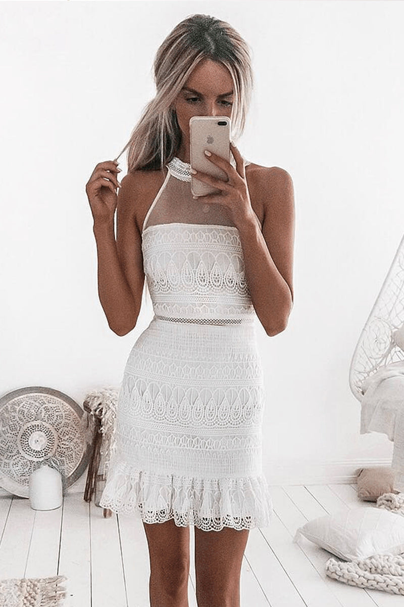 Vicky Dress | White