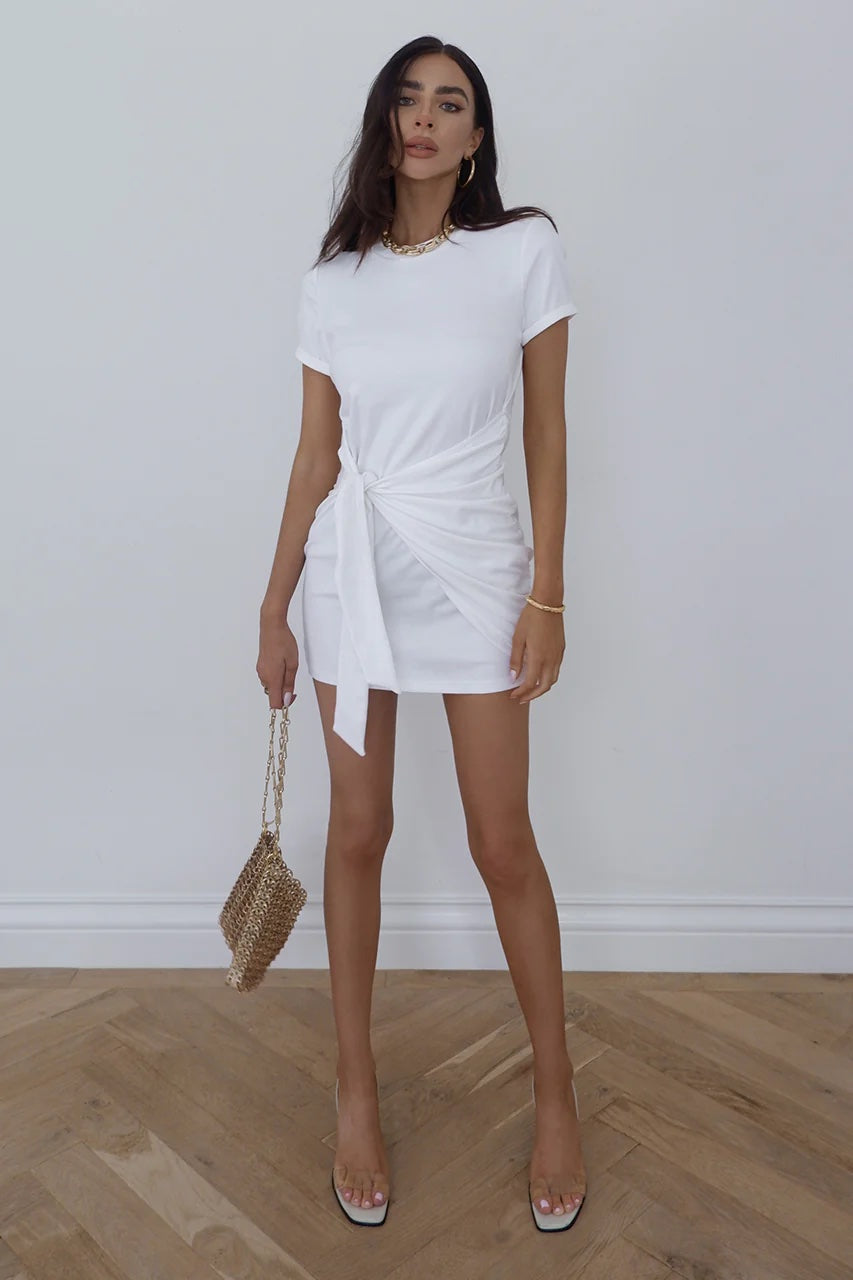 Winnie Shirt Dress | White