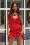 Mincia Mini Dress | Red