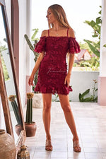 Beatrice Dress (Red) - BEST SELLING