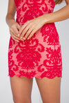 Inka Lace Dress (Red) - BEST SELLING
