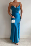 NEW - Leah Maxi Dress (Azure Blue)