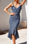 Leanne Dress (Steel Blue) - BEST SELLING
