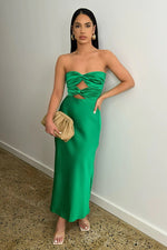 *Mich Slip Dress | Emerald
