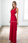 The Perfect Date Multiway Maxi Dress (Red) - BEST SELLING