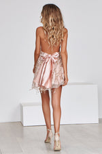 The Perfect Date Sequin Dress (Rose/Gold)