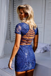 Shay Lace Dress (Navy) -  BEST SELLING